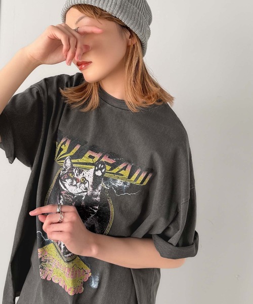 「Java」 半袖Tシャツ X-LARGE グレー レディース_画像2