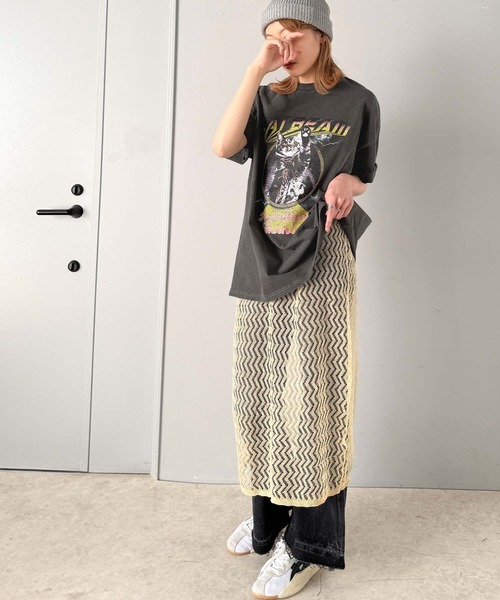 「Java」 半袖Tシャツ X-LARGE グレー レディース_画像3