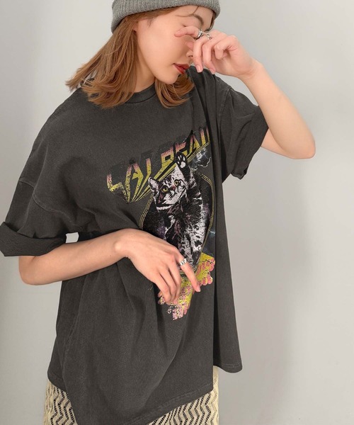 「Java」 半袖Tシャツ X-LARGE グレー レディース_画像4