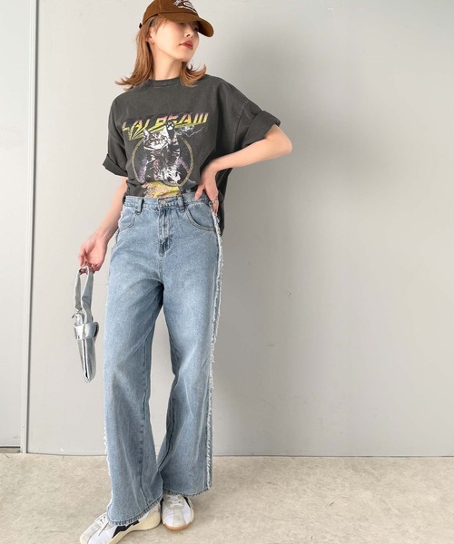 「Java」 半袖Tシャツ X-LARGE グレー レディース_画像5