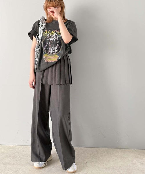 「Java」 半袖Tシャツ X-LARGE グレー レディース_画像7