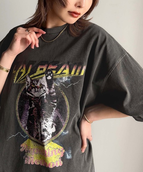 「Java」 半袖Tシャツ X-LARGE グレー レディース_画像8