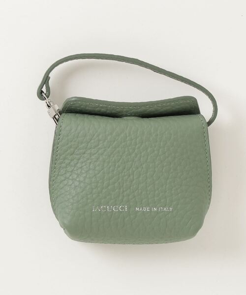 IACUCCI（イアクッチ） ラーナ ミニ ポーチ - グリーン レディース