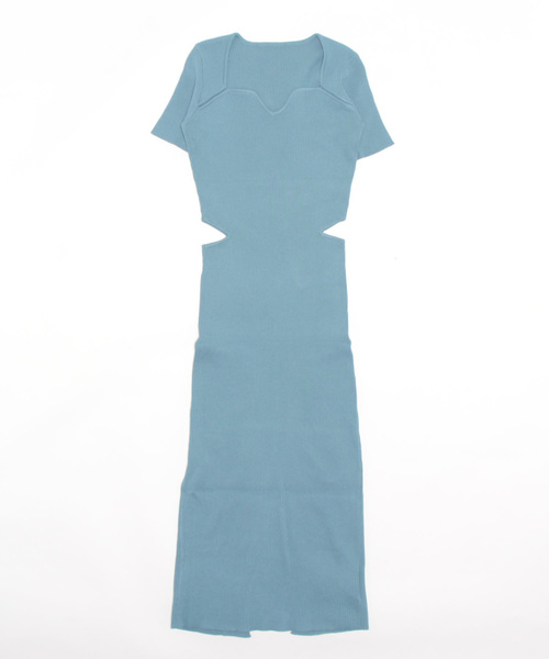 「ANAP」 半袖ワンピース FREE ブルー レディース_画像2