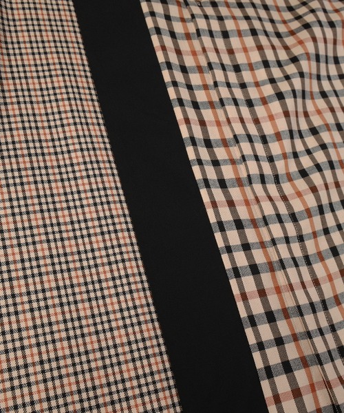 シャツ CULLNI for DAKS LONDON Asymmetrical Switching Chin Tab Shirt メンズ レディースの画像