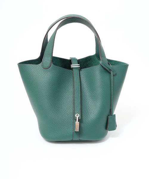 本革 キューブバッグ Sサイズ バケツバッグ FUNALIVE（ファンアライブ） ハンドバッグ 本革 キューブバッグ S