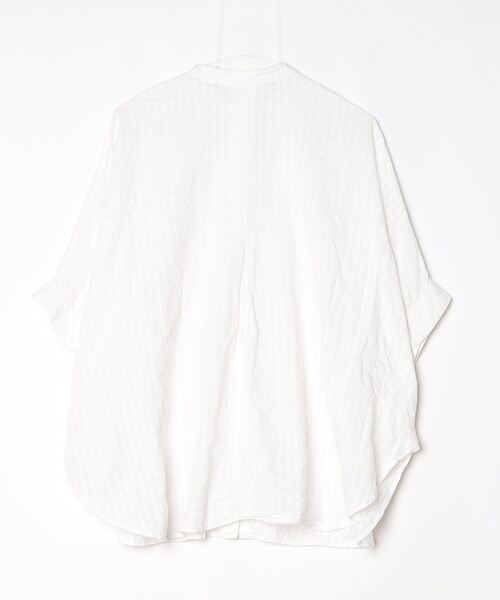「conges payes ADIEU TRISTESSE」 7分袖ブラウス 38 オフホワイト レディース_画像3