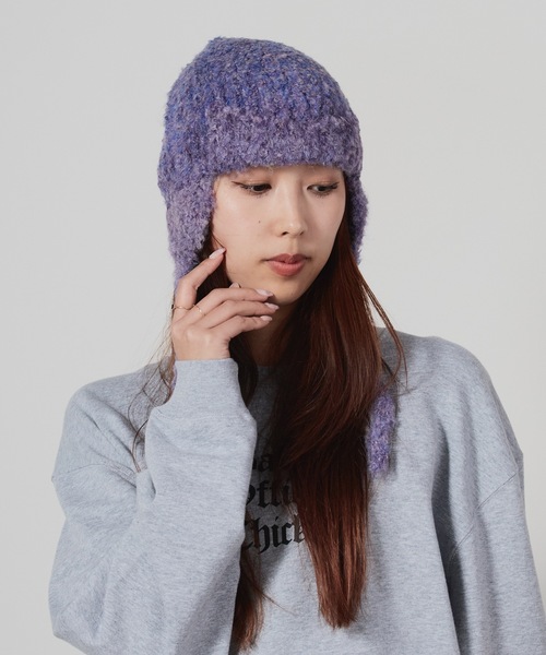 ROOP TOKYO ニット帽 ニットキャップ OKUOKU 0909/オクオク 耳あて付き