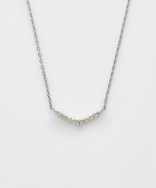 美品♡アガットagete♡ネックレスのみ agete（アガット） ネックレス プラチナダイヤモンドネックレス