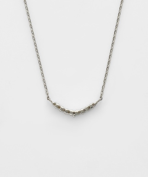 agete（アガット） ネックレス プラチナダイヤモンドネックレス