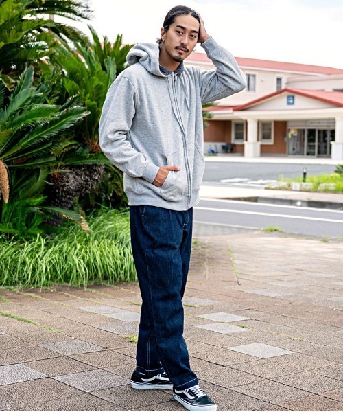 DISCUS パーカー 「DISCUS/ディスカス」裏ボアZIP長袖パーカー メンズ