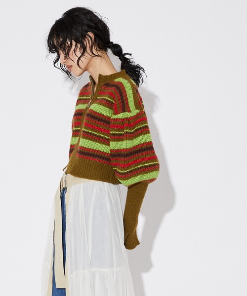 「Firsthand」 ニットカーディガン FREE ネイビー レディース_画像7