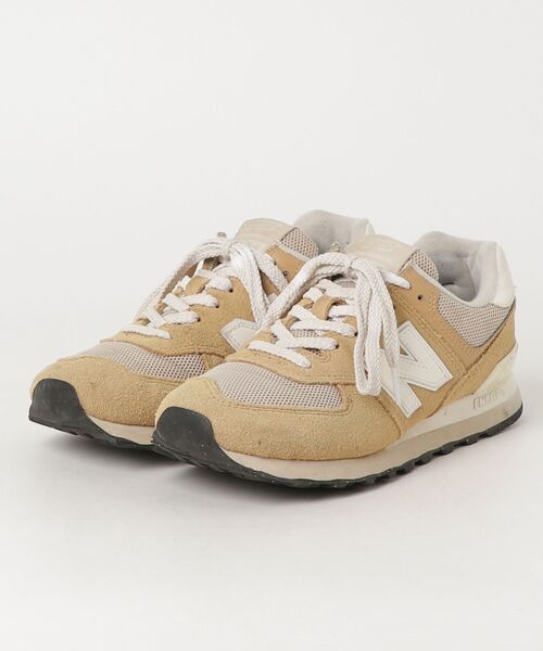 New Balance スニーカー ベージュ/イエロー　ブラウン New Balance（ニューバランス） ローカットスニーカー 25cm ベージュ