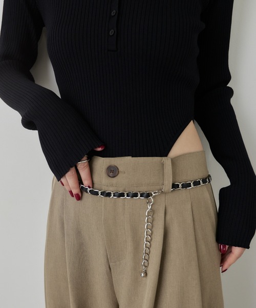 fekete チェーンベルト LEFIJE:ビッグ チェーン ベルト｜ SHIPS 公式サイト