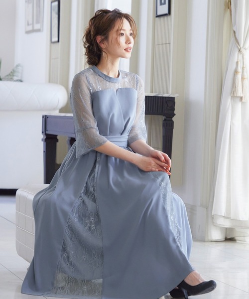 「niana」 半袖ワンピース L ピンク レディースの画像