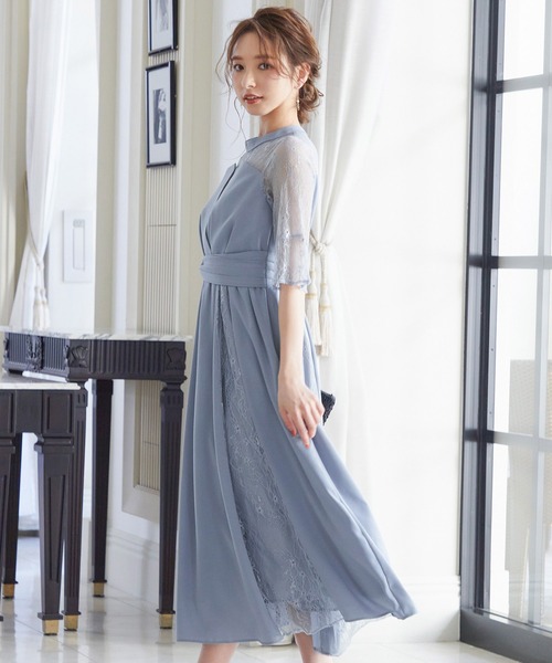 「niana」 半袖ワンピース L ピンク レディースの画像