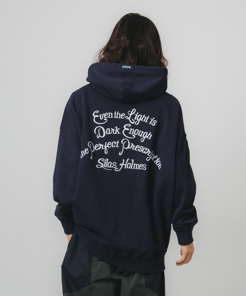 「SILAS」 プルオーバーパーカー X-LARGE ネイビー メンズ_画像3