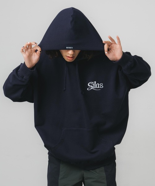 「SILAS」 プルオーバーパーカー X-LARGE ネイビー メンズ_画像5