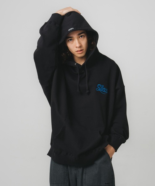 「SILAS」 プルオーバーパーカー X-LARGE ネイビー メンズ_画像7