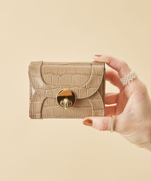 「HASHIBAMI」 財布 FREE グレイッシュベージュ レディース_画像2