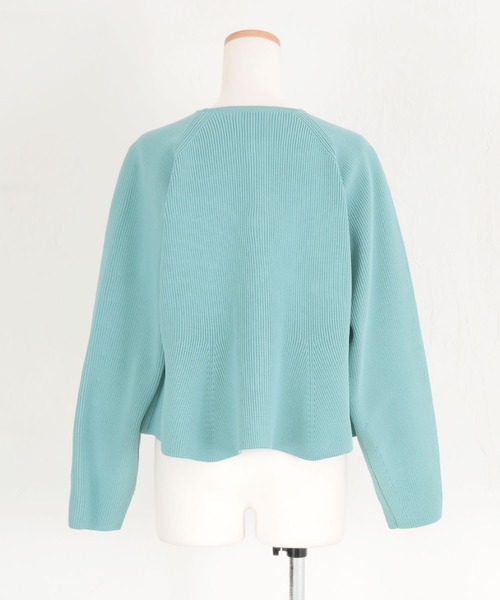 「titivate」 ニットカーディガン M グレイッシュベージュ レディース_画像8