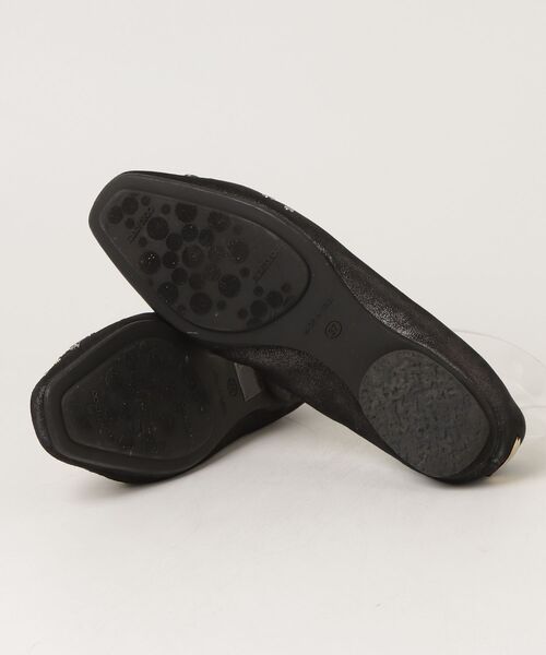 JIMMY CHOO(ジミーチュウ) フラットパンプス 37 ブラック レディース JIMMY CHOO(ジミーチュウ) フラットパンプス 37 ブラック レディース