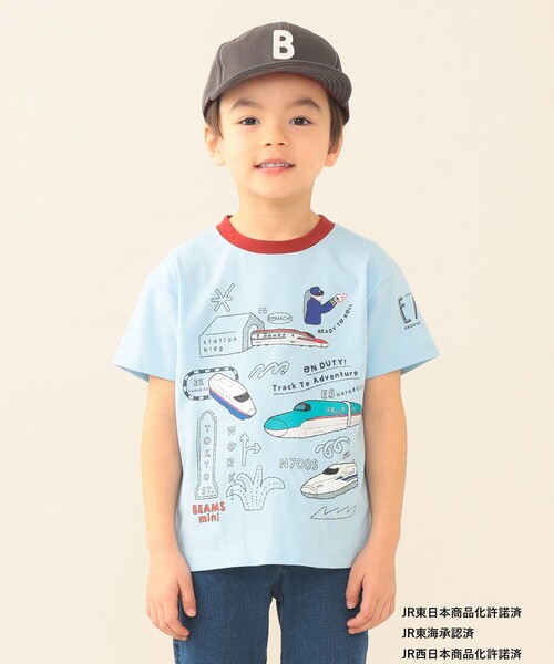 BEAMS mini（ビームス ミニ） tシャツ JR 新幹線 Tシャツ 2026SS（90