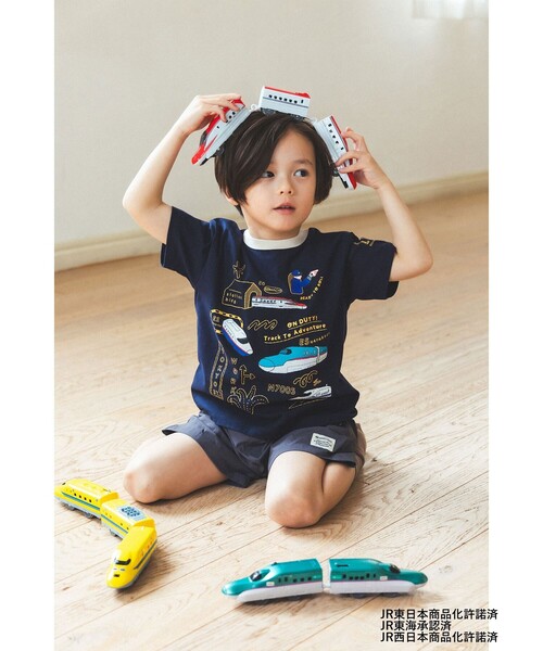 BEAMS mini（ビームス ミニ） tシャツ JR 新幹線 Tシャツ 2026SS（90