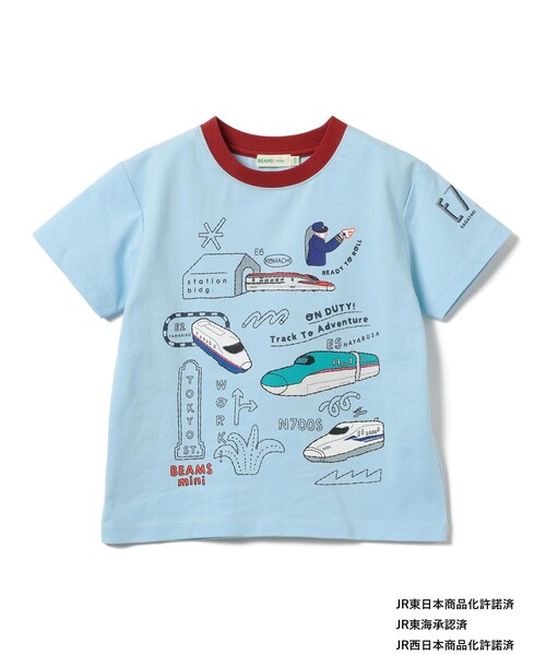 BEAMS mini（ビームス ミニ） tシャツ JR 新幹線 Tシャツ 2026SS（90