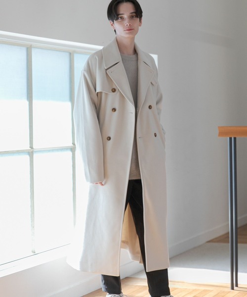 「RAGEBLUE」 トレンチコート MEDIUM ブルー メンズ_画像9