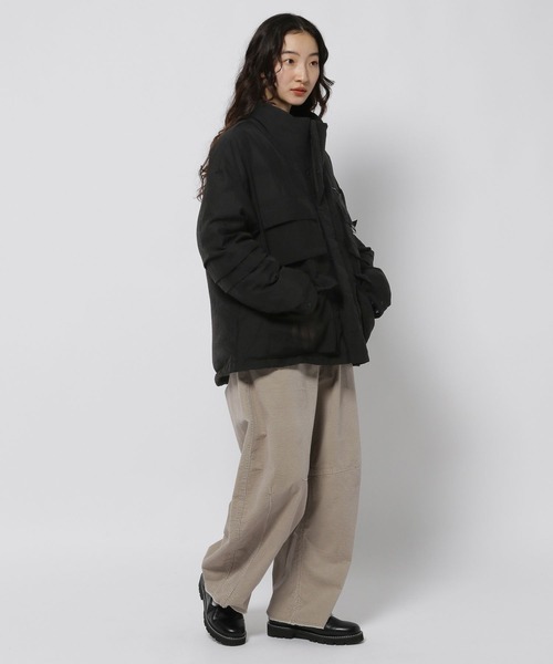 ニコアンド MODENOME ブルゾン niko and…（ニコアンド） ブルゾン MEDIUM グレー レディース