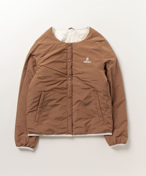 TAION GRAMICCI ブラウンジャケット TAION（タイオン） ダウンジャケット「GRAMICCIコラボ」 MEDIUM ダーク