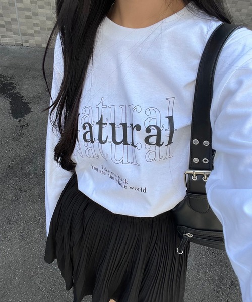 tシャツ ピンクデザインロンT／長袖Tシャツ レディース : ZOZOTOWN