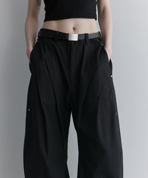 タックカーブパンツ パンツ 【remer】コットンギャバタックカーブパンツ レディース 通販 - Yahoo!店 ZOZOTOWN : パンツ