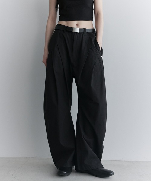 remer パンツ コットンギャバタックカーブパンツ - cotton gabardine remer パンツ コットンギャバタックカーブパンツ - cotton gabardine