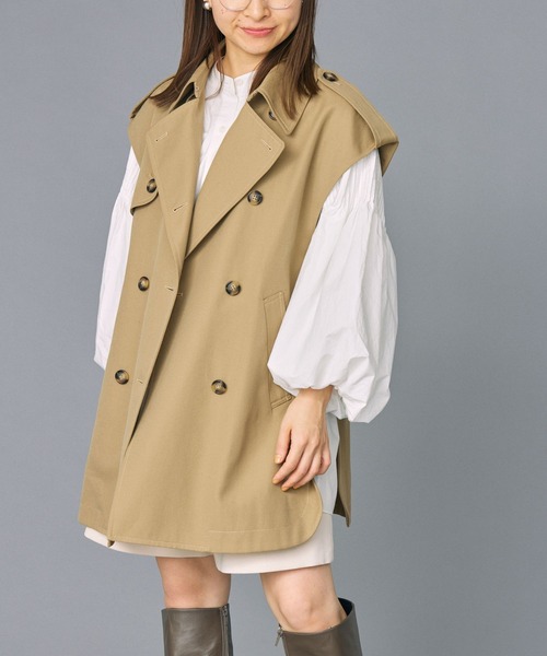 「BABYLONE」 ベスト フリー ブラウン系その他 レディース_画像2