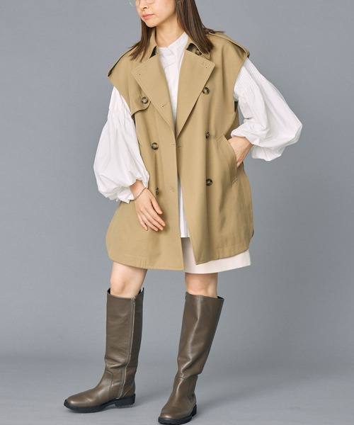 「BABYLONE」 ベスト フリー ブラウン系その他 レディース_画像4