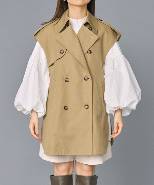 「BABYLONE」 ベスト フリー ブラウン系その他 レディース_画像8