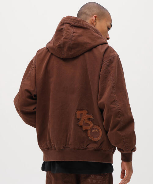 AVA ブラウン フード付きジャケット AVIREX AVA ブラウン フード付きジャケット AVIREX