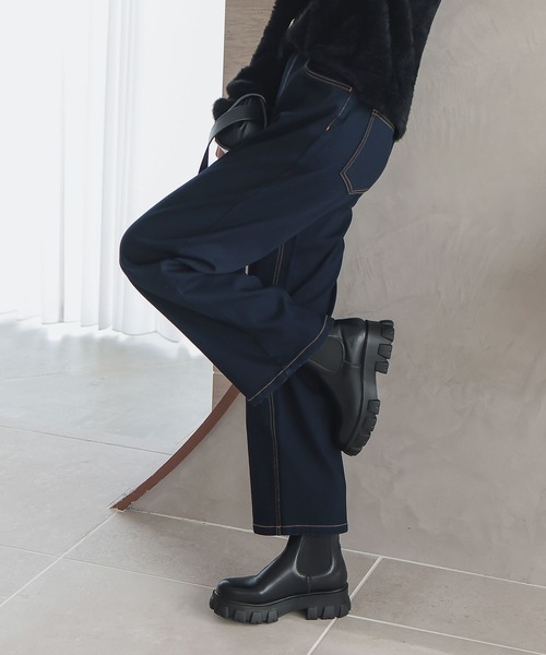 「KOBE LETTUCE」 パンツ L ブラック レディース_画像6