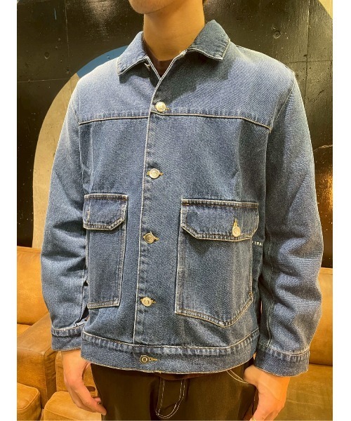 POP TRADING COMPANY ワイドデニムパンツMサイズ 美品 POP TRADING COMPANY（ポップトレーディングカンパニー） パンツ
