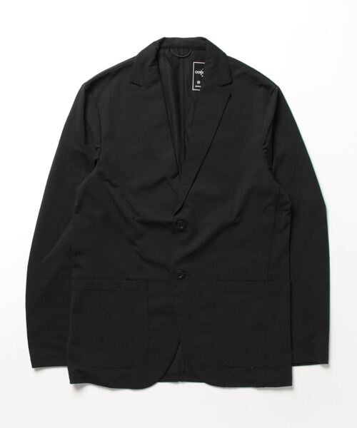 「ABAHOUSE GRAY」 テーラードジャケット 48 ブラック メンズ_画像2