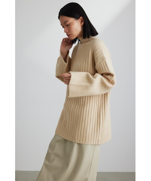 「STYLEMIXER」 長袖ニット FREE ネイビー レディース_画像2