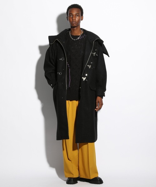 「HARE」 長袖ニット FREE ブルー メンズ_画像6