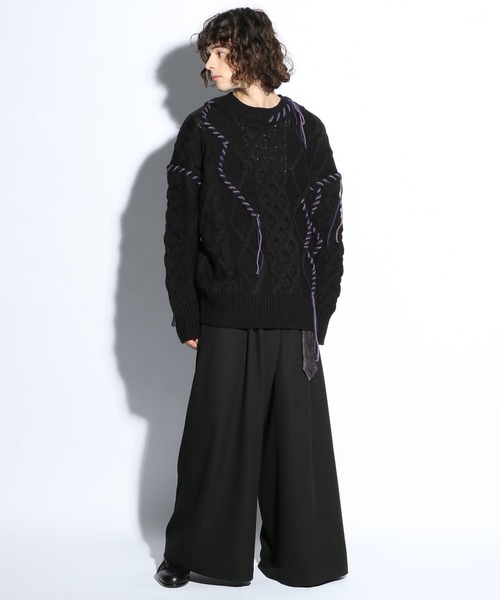 「HARE」 長袖ニット FREE ブルー メンズ_画像7