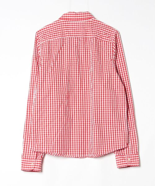 「Hollister」 チェック柄長袖シャツ X-LARGE レッド メンズ_画像2