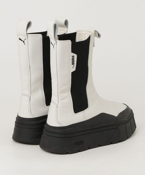 「PUMA」 ショートブーツ 25.0cm ホワイト レディースの画像2