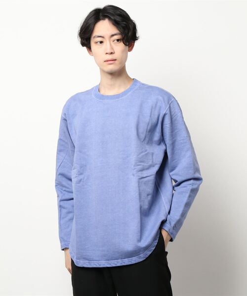 「Good On」 スウェットカットソー LARGE マスタード メンズ_画像3