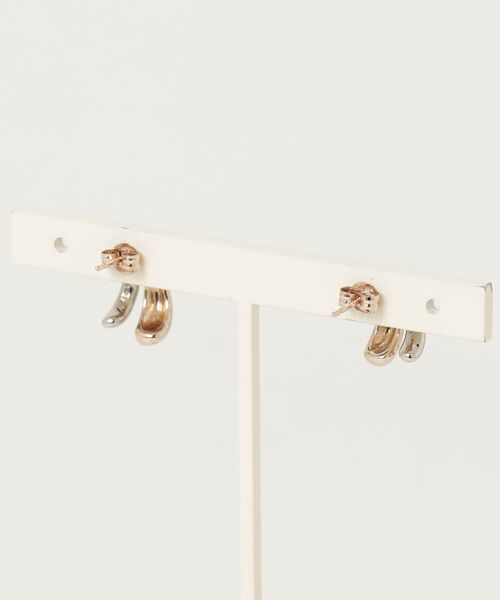 「ete」 ピアス(両耳用) FREE ピンクゴールド レディース_画像2