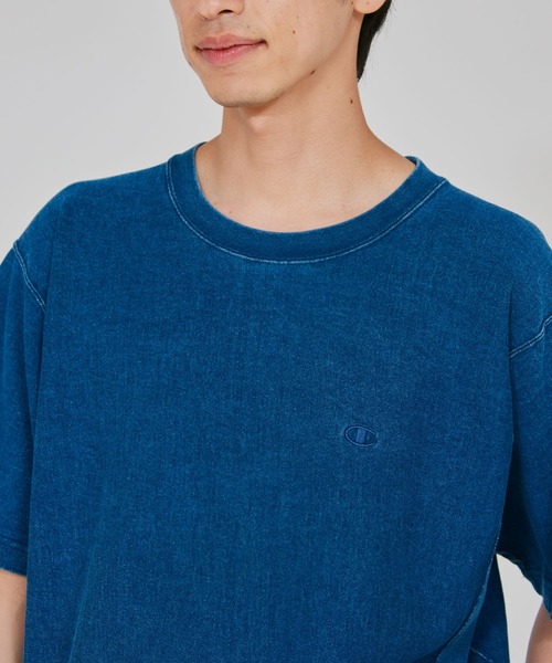 XL  チャンピオン　Tシャツ　リバースウィーブ　ブルー　青　メンズ Champion（チャンピオン） tシャツ 「Champion/チャンピオン」メンズ